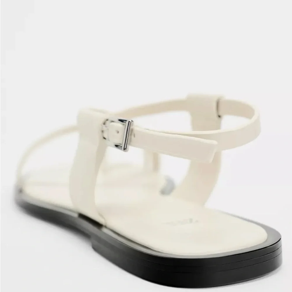 ZARA Women's Cream Sandals 9 - Picture 4 of 7